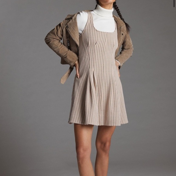 Anthropologie NWT Maeve Jacquard Mini Dress Size L. - Picture 14 of 15